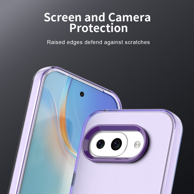 For Google Pixel 9a Candy PC Hybrid TPU Shockproof Phone Case