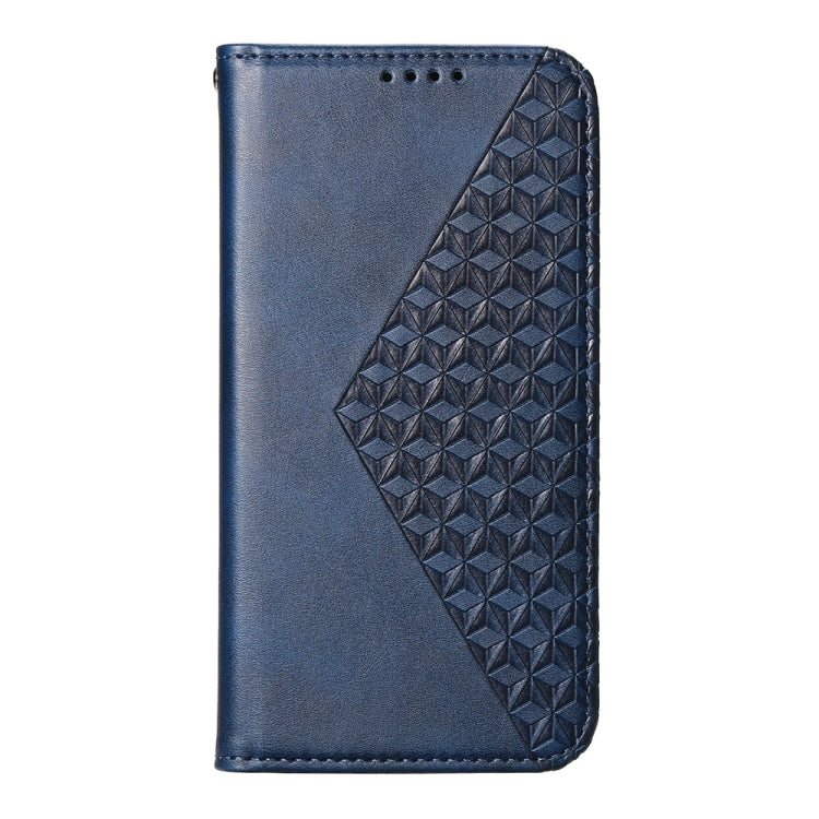 For Xiaomi 15 Cubic Grid Calf Texture Magnetic Leather Phone Case