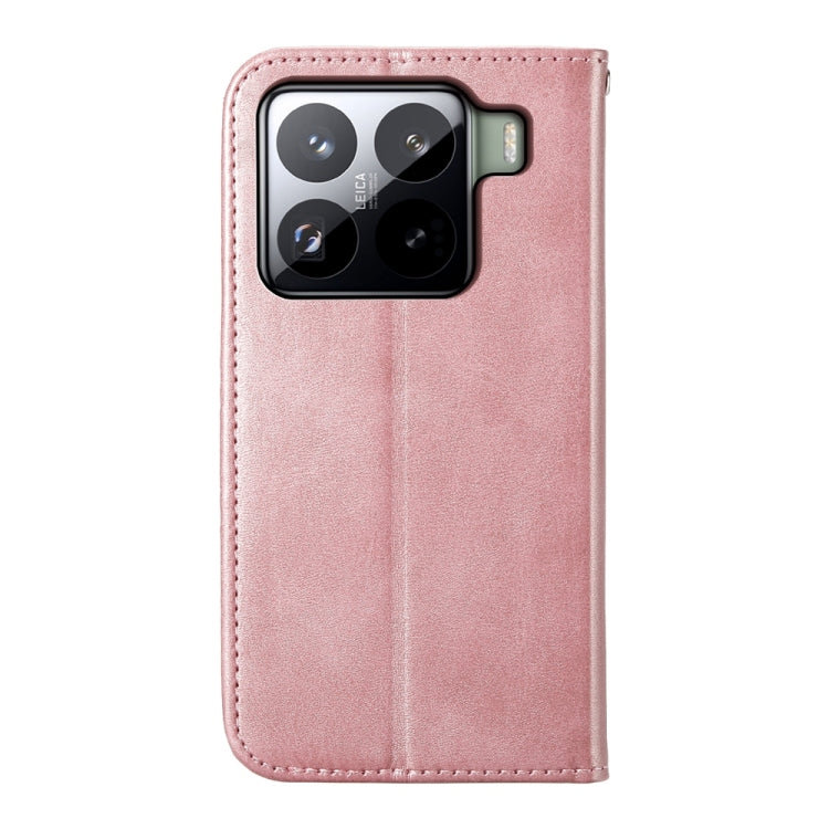 For Xiaomi 15 Cubic Grid Calf Texture Magnetic Leather Phone Case