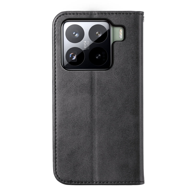 For Xiaomi 15 Pro Cubic Grid Calf Texture Magnetic Leather Phone Case