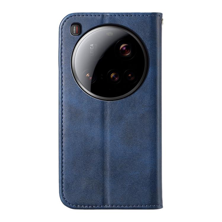 For Xiaomi 15 Ultra Cubic Grid Calf Texture Magnetic Leather Phone Case