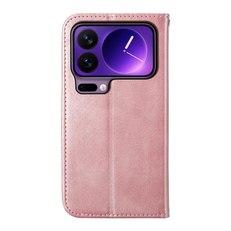 For Xiaomi 17 Pro Cubic Grid Calf Texture Magnetic Leather Phone Case