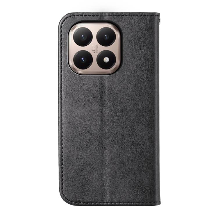 For Xiaomi 15T 5G Cubic Grid Calf Texture Magnetic Leather Phone Case