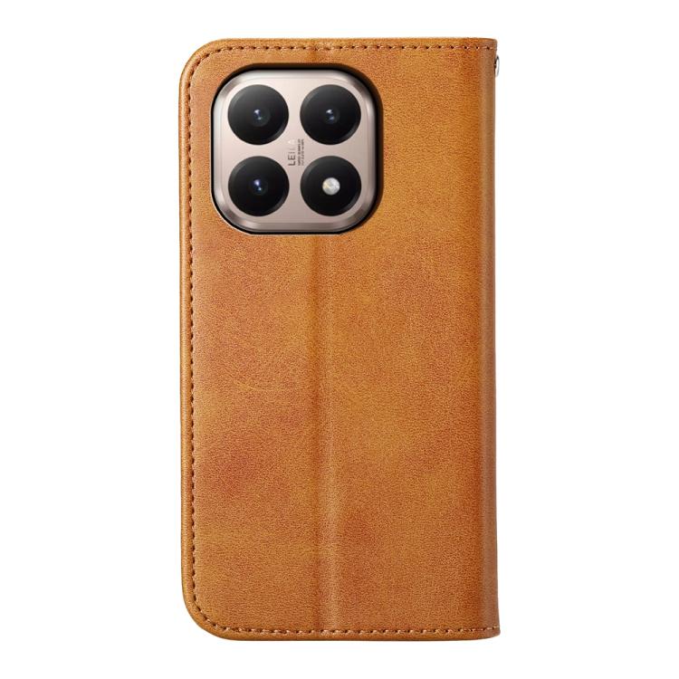 For Xiaomi 15T 5G Cubic Grid Calf Texture Magnetic Leather Phone Case