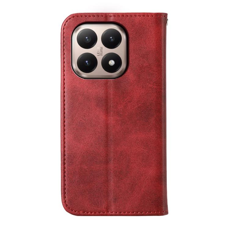 For Xiaomi 15T 5G Cubic Grid Calf Texture Magnetic Leather Phone Case