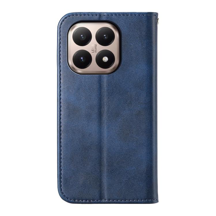 For Xiaomi 15T 5G Cubic Grid Calf Texture Magnetic Leather Phone Case