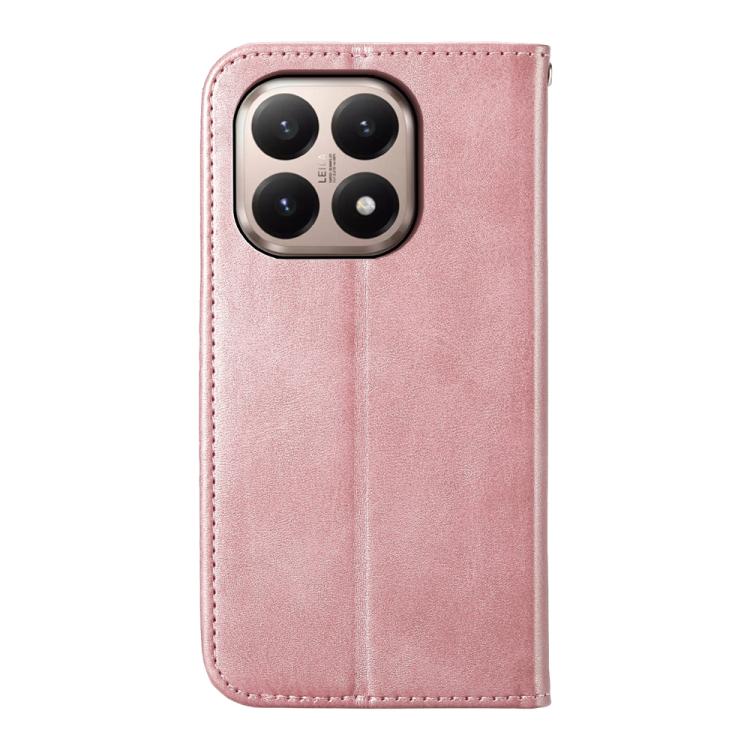 For Xiaomi 15T 5G Cubic Grid Calf Texture Magnetic Leather Phone Case