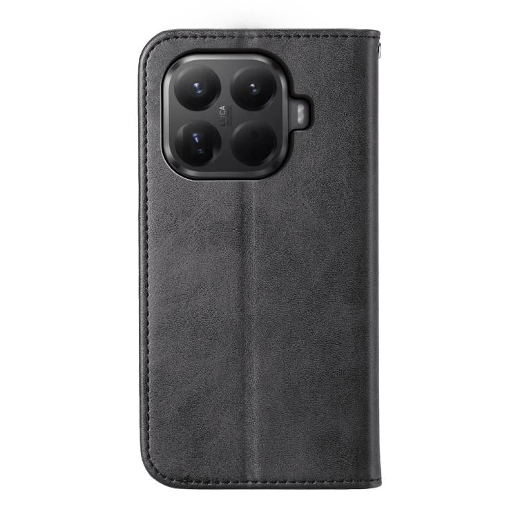 For Xiaomi 15T Pro 5G Cubic Grid Calf Texture Magnetic Leather Phone Case