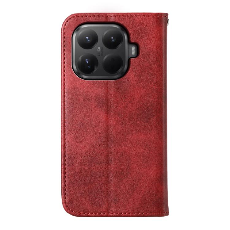 For Xiaomi 15T Pro 5G Cubic Grid Calf Texture Magnetic Leather Phone Case