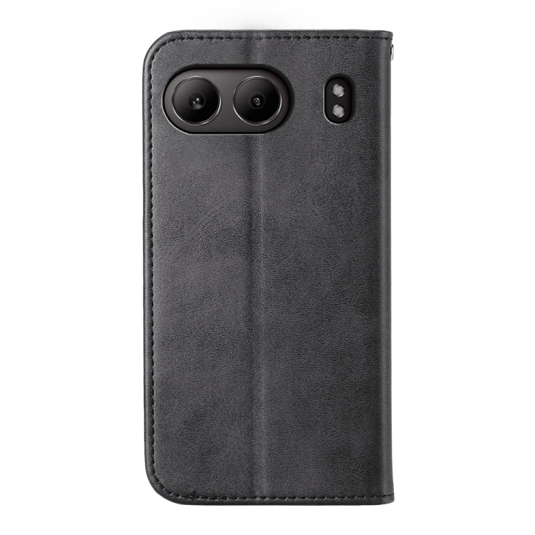 For OnePlus Nord 4 5G Cubic Grid Calf Texture Magnetic Leather Phone Case