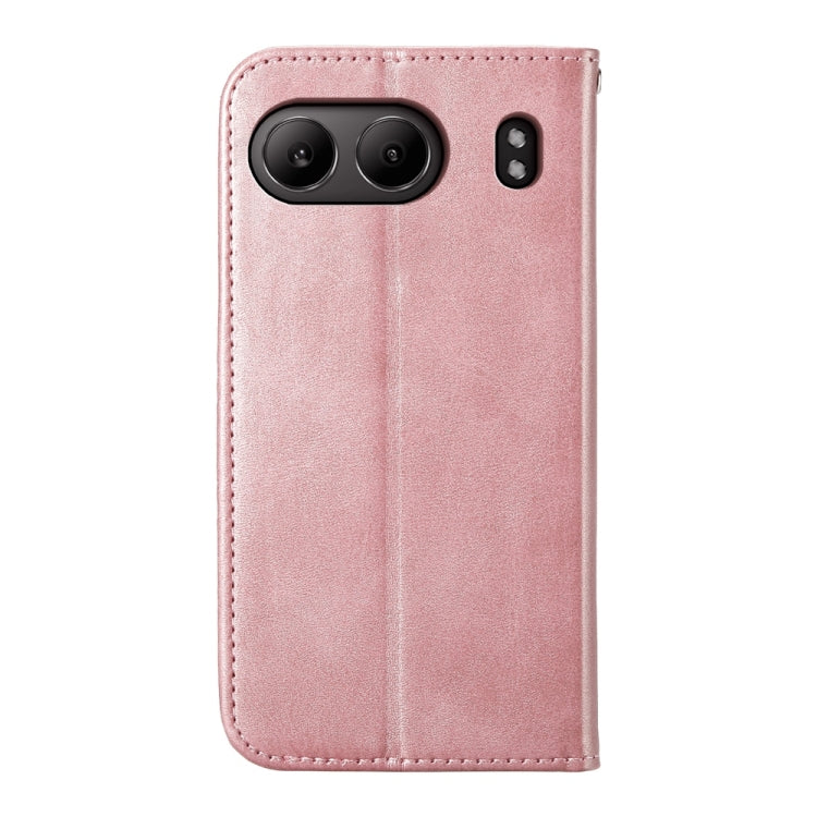 For OnePlus Nord 4 5G Cubic Grid Calf Texture Magnetic Leather Phone Case