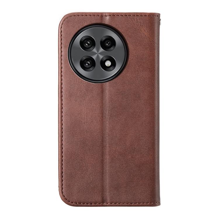 For OnePlus 13R / Ace 5 / Ace 5 Pro Cubic Grid Calf Texture Magnetic Leather Phone Case