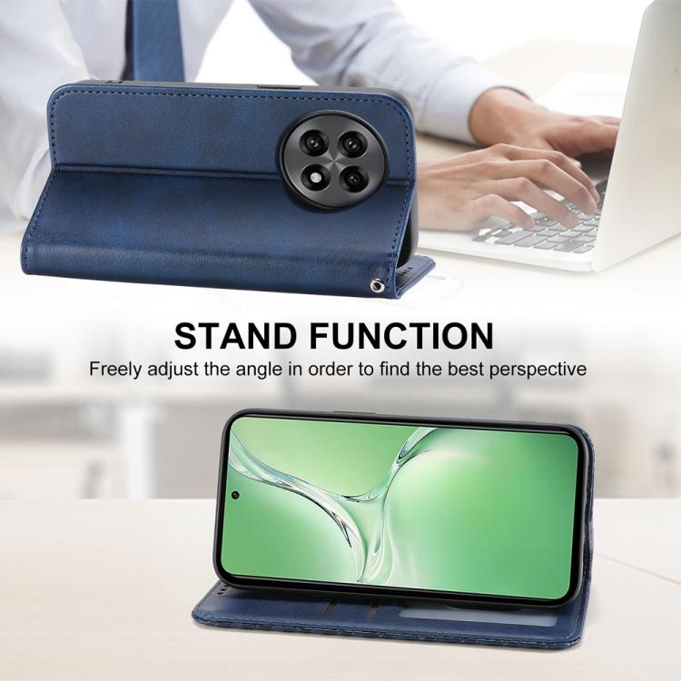 For OnePlus 13R / Ace 5 / Ace 5 Pro Cubic Grid Calf Texture Magnetic Leather Phone Case