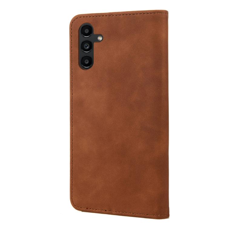 For Samsung Galaxy A17 4G / 5G Skin Feel Splicing Leather Phone Case