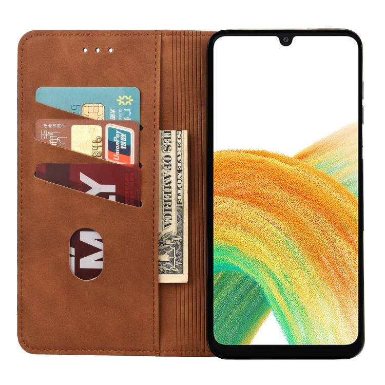 For Samsung Galaxy A17 4G / 5G Skin Feel Splicing Leather Phone Case
