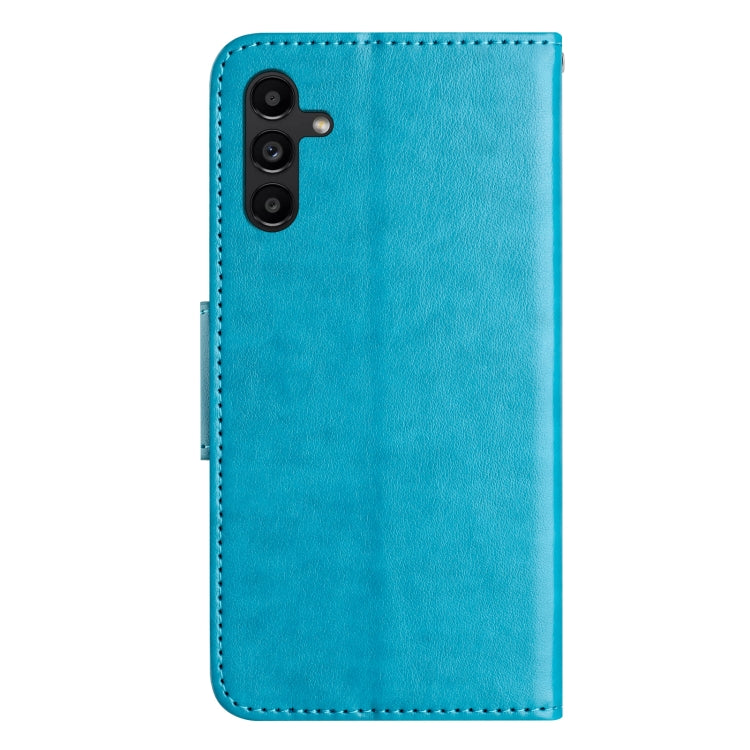 For Samsung Galaxy A16 / A26 5G Butterfly Flower Pattern Flip Leather Phone Case