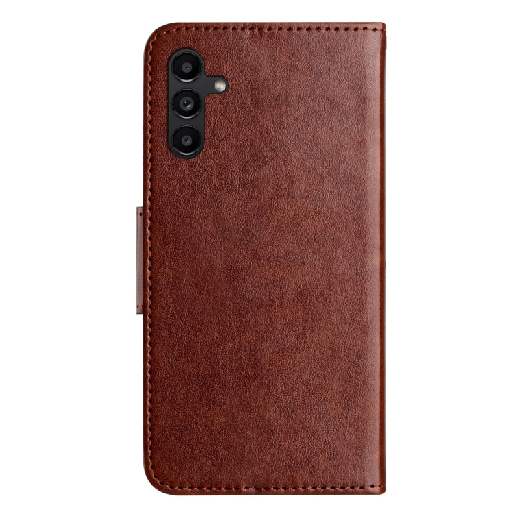 For Samsung Galaxy A36 5G Butterfly Flower Pattern Flip Leather Phone Case