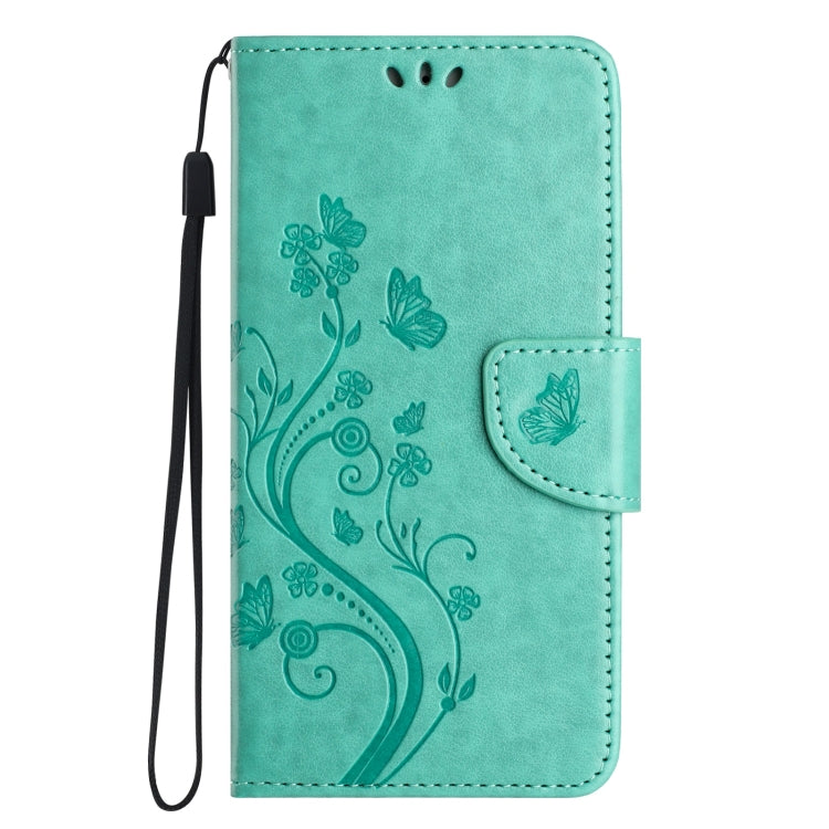 For Samsung Galaxy A36 5G Butterfly Flower Pattern Flip Leather Phone Case