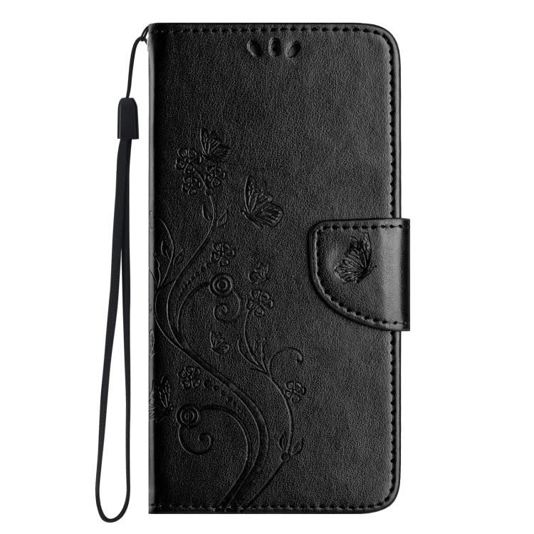 For Samsung Galaxy A56 5G Butterfly Flower Pattern Flip Leather Phone Case