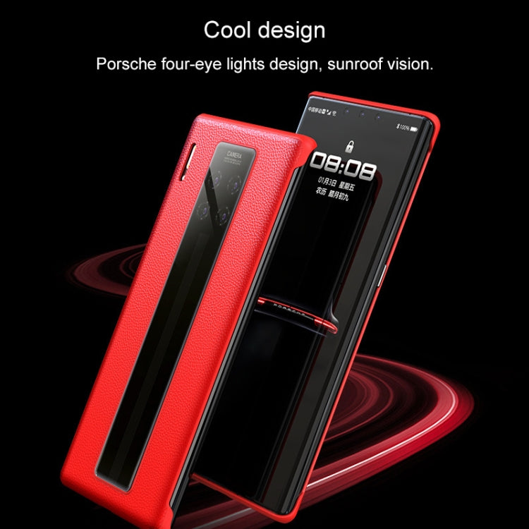 For Huawei Mate 30 Pro Genuine Leather Shockproof Protective Case