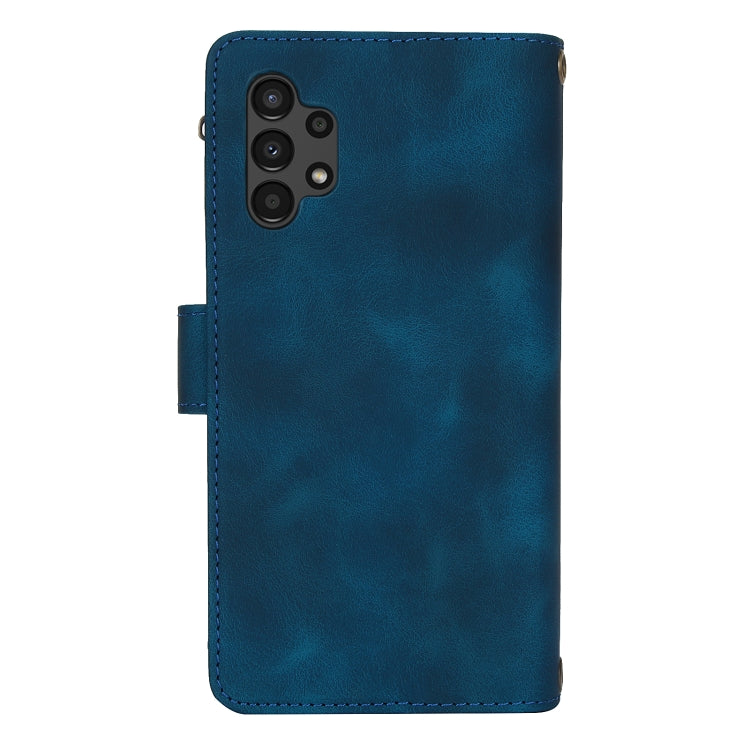 For Samsung Galaxy A13 4G / 5G Dream 9-Card Zipper Wallet RFID Leather Phone Case with Lanyard