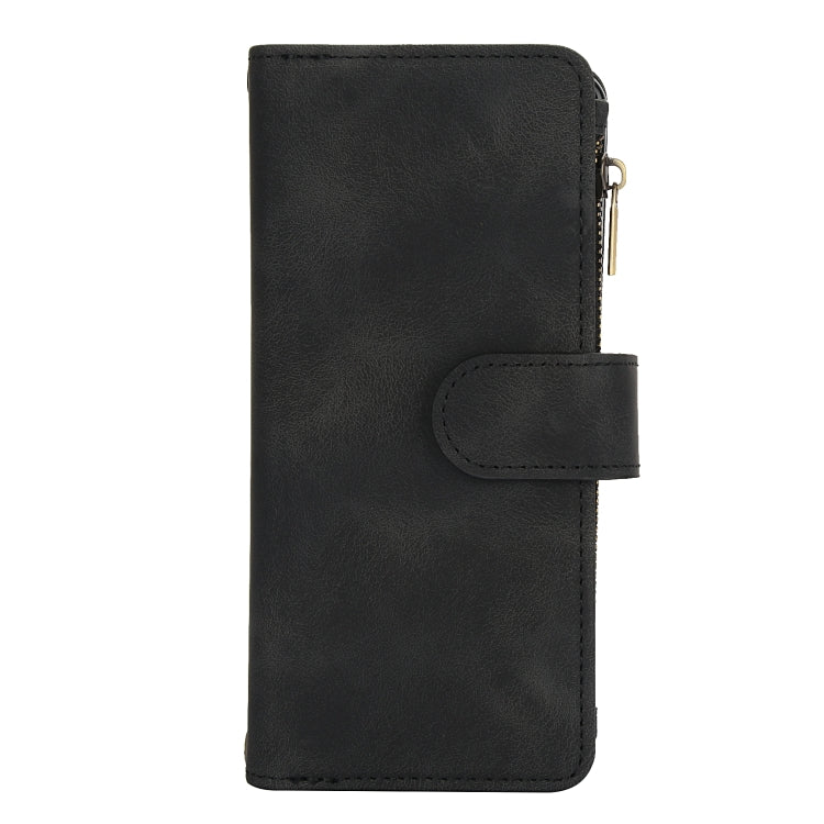 For Samsung Galaxy A14 4G / 5G Dream 9-Card Zipper Wallet RFID Leather Phone Case with Lanyard
