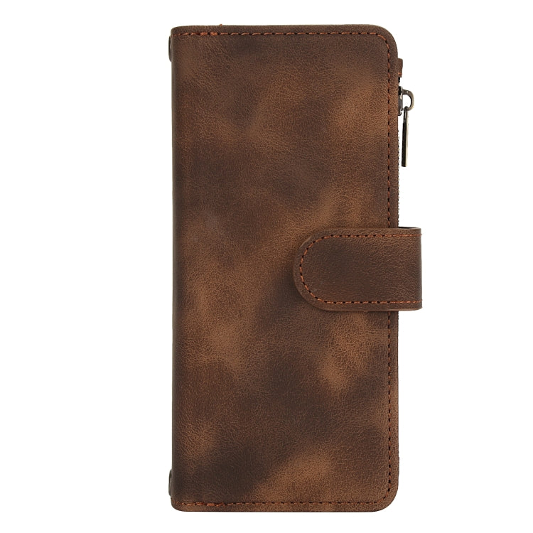 For Samsung Galaxy A52 5G Dream 9-Card Zipper Wallet RFID Leather Phone Case with Lanyard