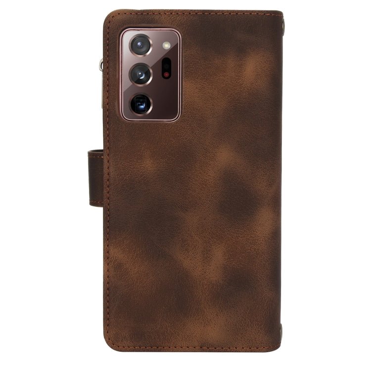 For Samsung Galaxy A52 5G Dream 9-Card Zipper Wallet RFID Leather Phone Case with Lanyard