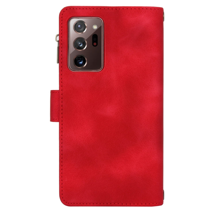 For Samsung Galaxy A73 5G Dream 9-Card Zipper Wallet RFID Leather Phone Case with Lanyard