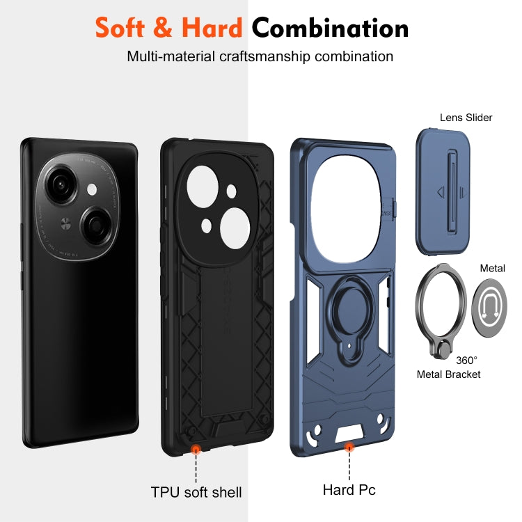 For Tecno Spark Go 2025 / Spark Go 1 Camshield Ring Holder Phone Case