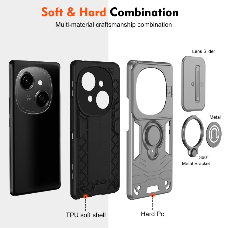 For Tecno Spark Go 2025 / Spark Go 1 Camshield Ring Holder Phone Case
