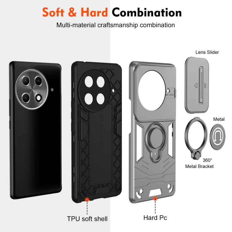 For Tecno Camon 30S Camshield Ring Holder Phone Case