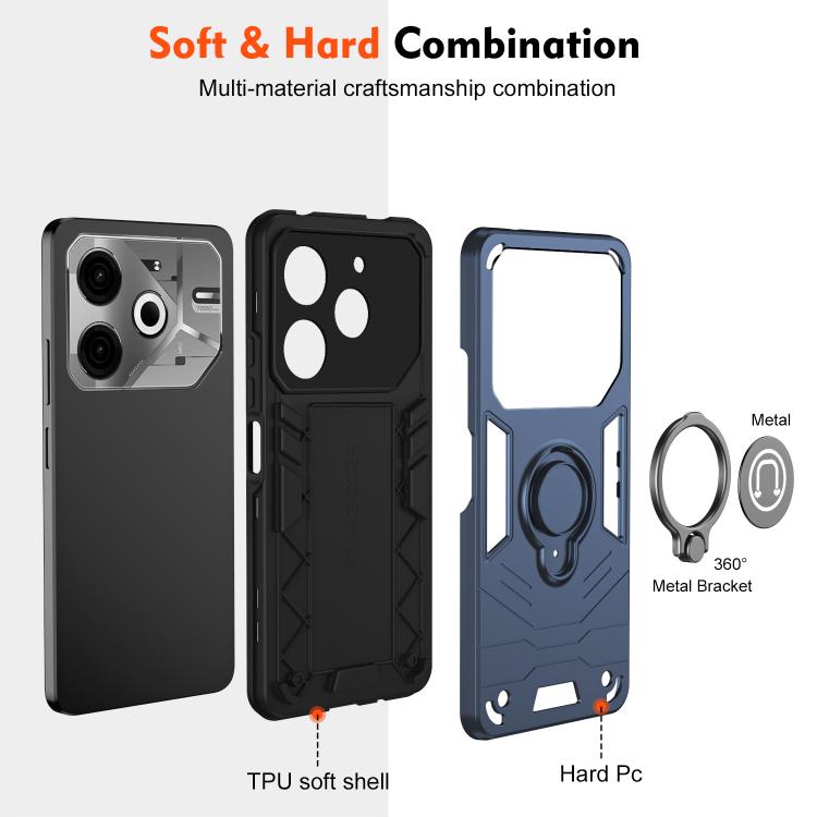 For Tecno Pova 6 Neo 4G Camshield Ring Holder Phone Case