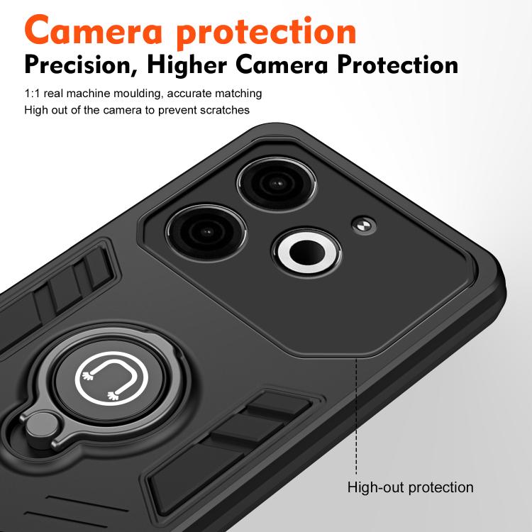 For Tecno Pova 6 Neo 4G Camshield Ring Holder Phone Case