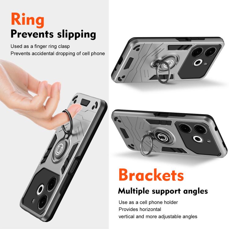 For Tecno Pova 6 Neo 4G Camshield Ring Holder Phone Case