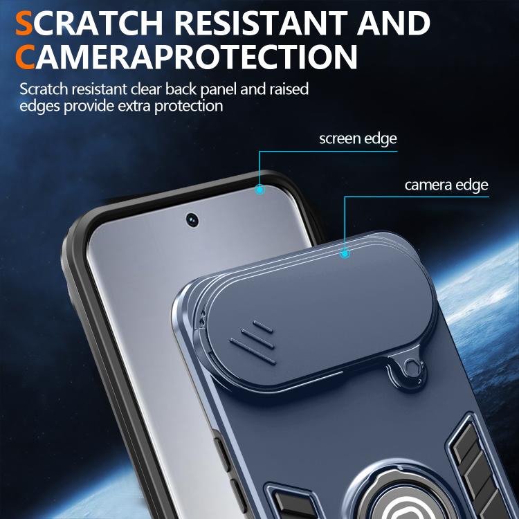 For Tecno Pova Slim 5G / Spark Slim 4G Camshield Ring Holder Phone Case