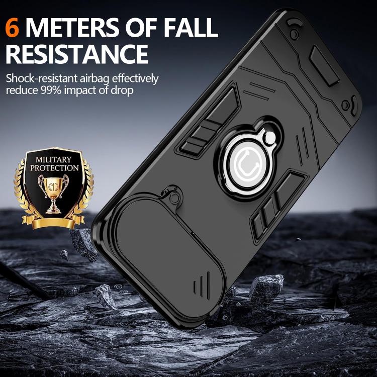 For Tecno Pova Slim 5G / Spark Slim 4G Camshield Ring Holder Phone Case
