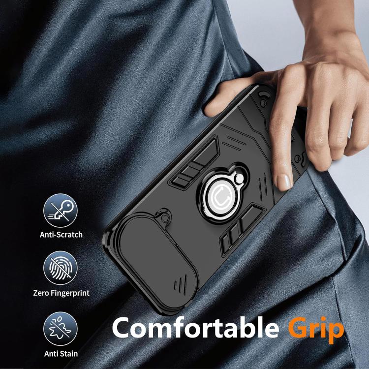 For Tecno Pova Slim 5G / Spark Slim 4G Camshield Ring Holder Phone Case