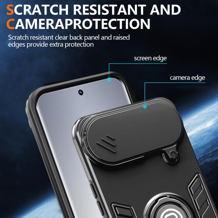 For Tecno Pova Slim 5G / Spark Slim 4G Camshield Ring Holder Phone Case