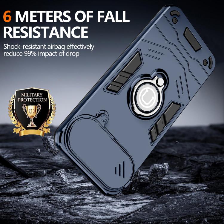 For Tecno Pova Slim 5G / Spark Slim 4G Camshield Ring Holder Phone Case