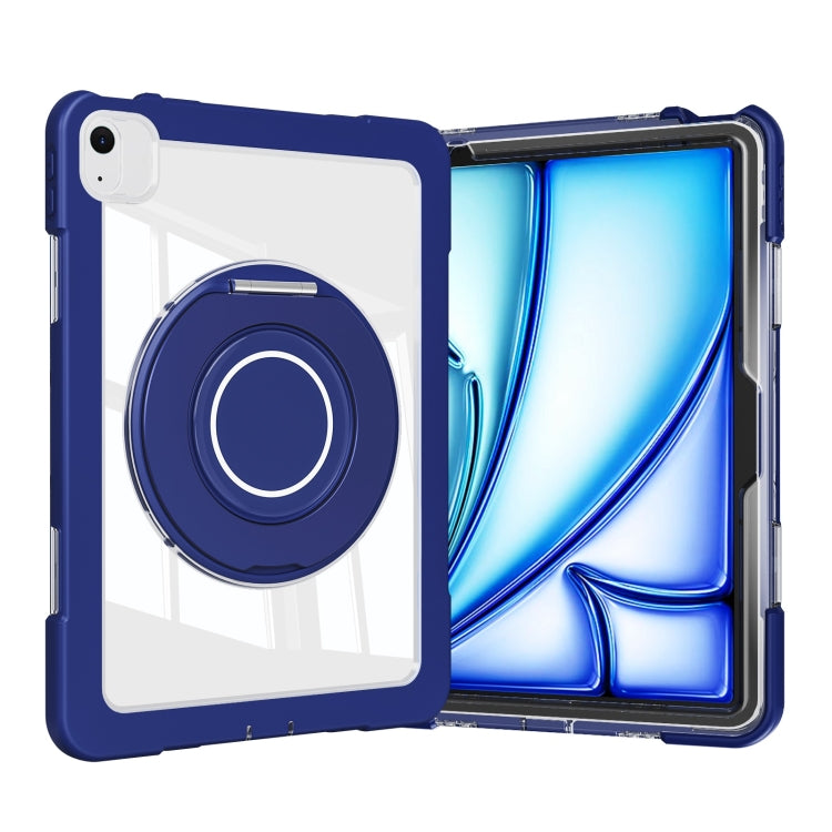 For iPad Air 11 2026 / 2025 / 2024 Crystal Armor PC Hybrid TPU Tablet Case