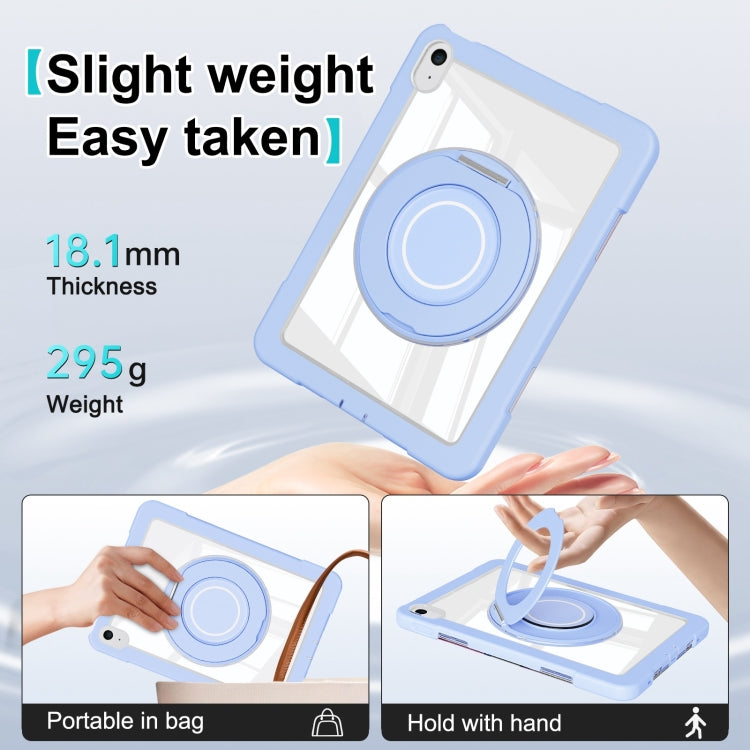For iPad 2025 / 2022 Crystal Armor PC Hybrid TPU Tablet Case