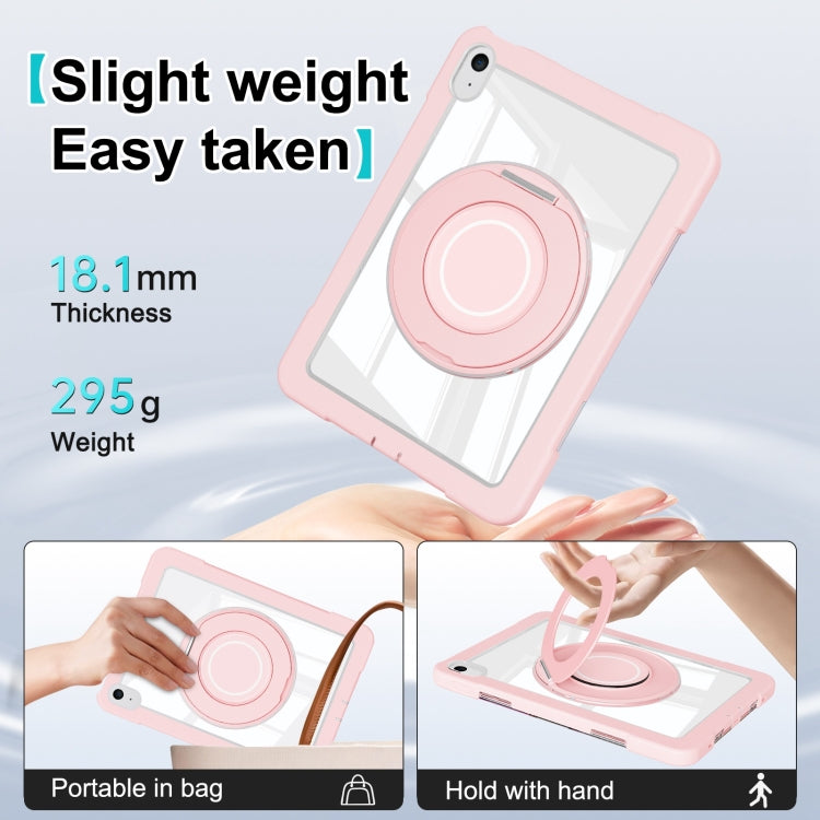 For iPad 2025 / 2022 Crystal Armor PC Hybrid TPU Tablet Case