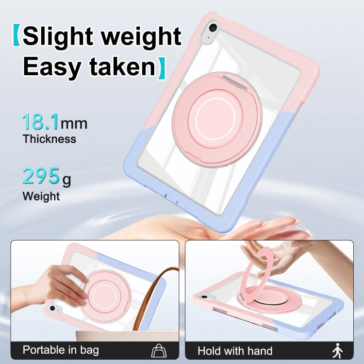 For iPad 2025 / 2022 Crystal Armor PC Hybrid TPU Tablet Case