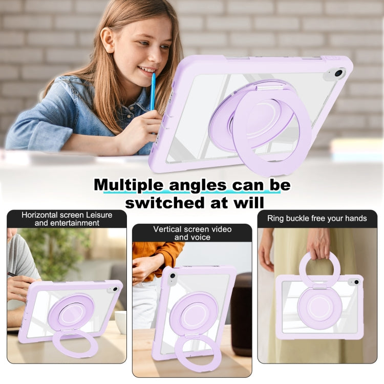 For iPad 2025 / 2022 Crystal Armor PC Hybrid TPU Tablet Case