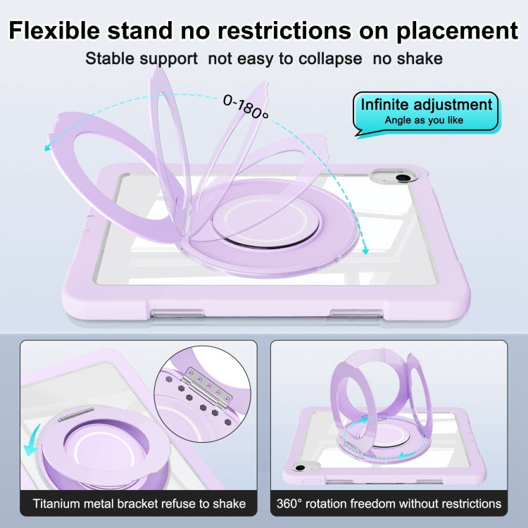 For iPad 2025 / 2022 Crystal Armor PC Hybrid TPU Tablet Case