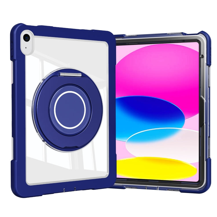 For iPad 2025 / 2022 Crystal Armor PC Hybrid TPU Tablet Case
