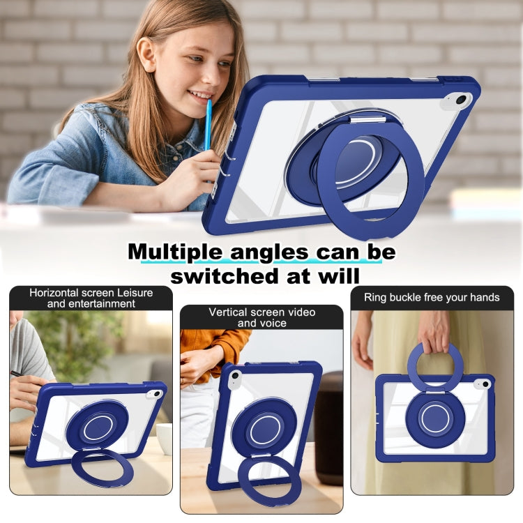 For iPad 2025 / 2022 Crystal Armor PC Hybrid TPU Tablet Case