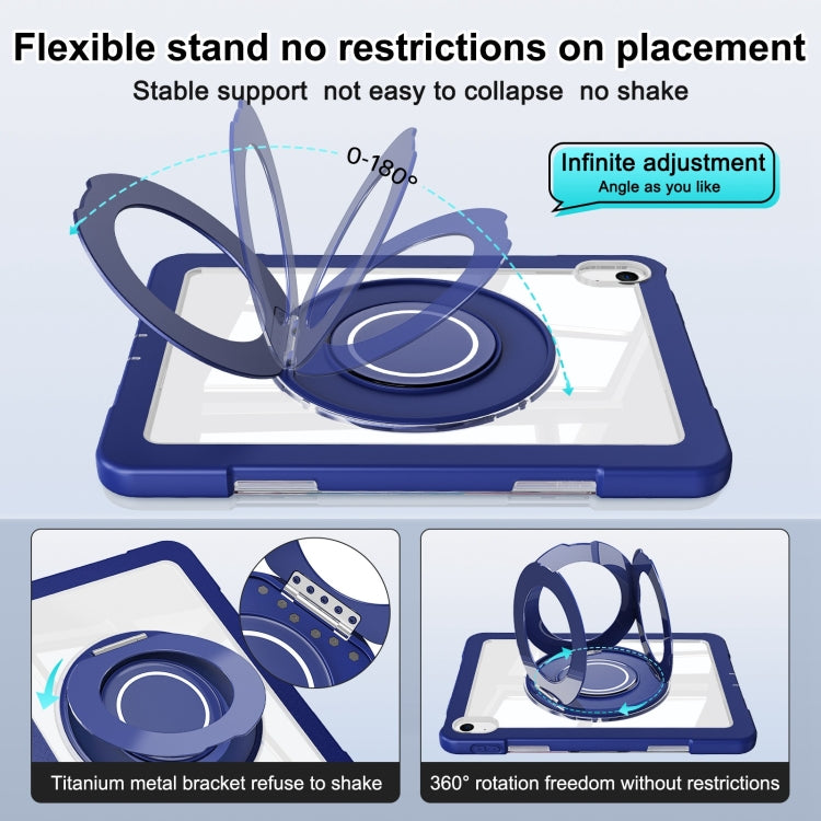 For iPad 2025 / 2022 Crystal Armor PC Hybrid TPU Tablet Case
