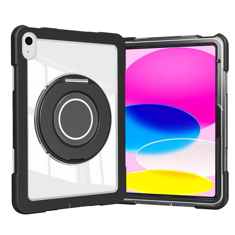 For iPad 2025 / 2022 Crystal Armor PC Hybrid TPU Tablet Case